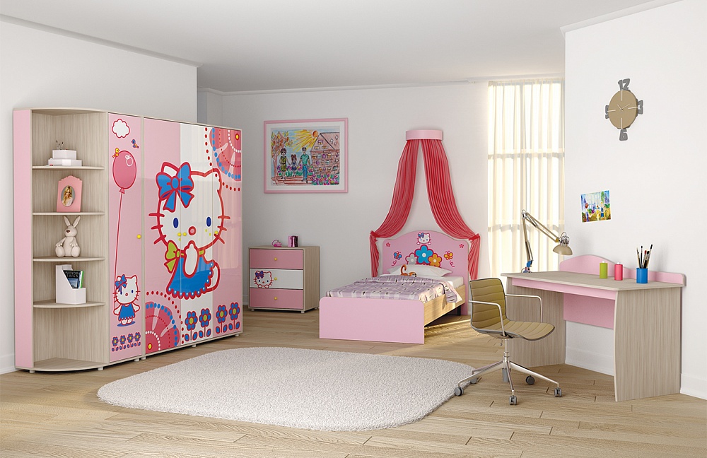 Купить мебель для детской комнаты и шкаф купе на заказ в Хабаровске