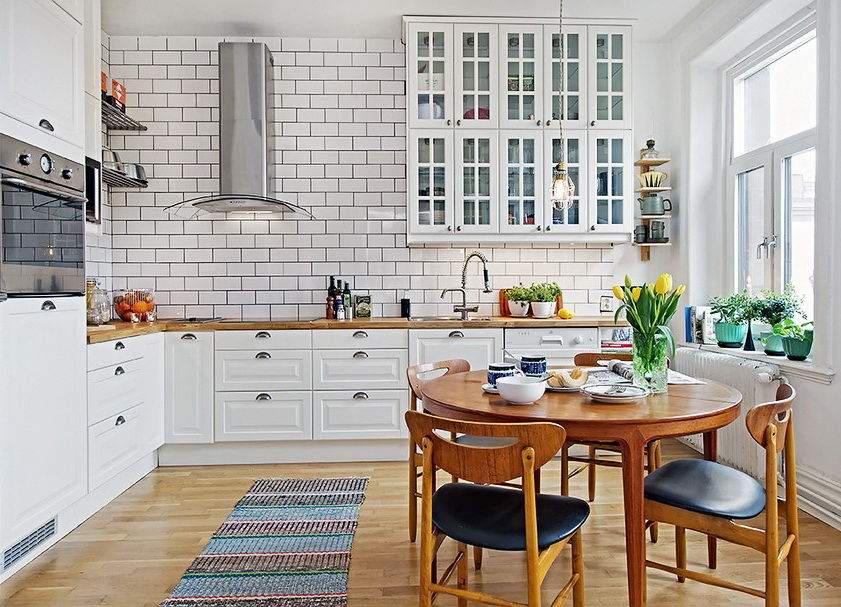 Кухня в скандинавском стиле: 90+ фото интерьеров - KERAMIS