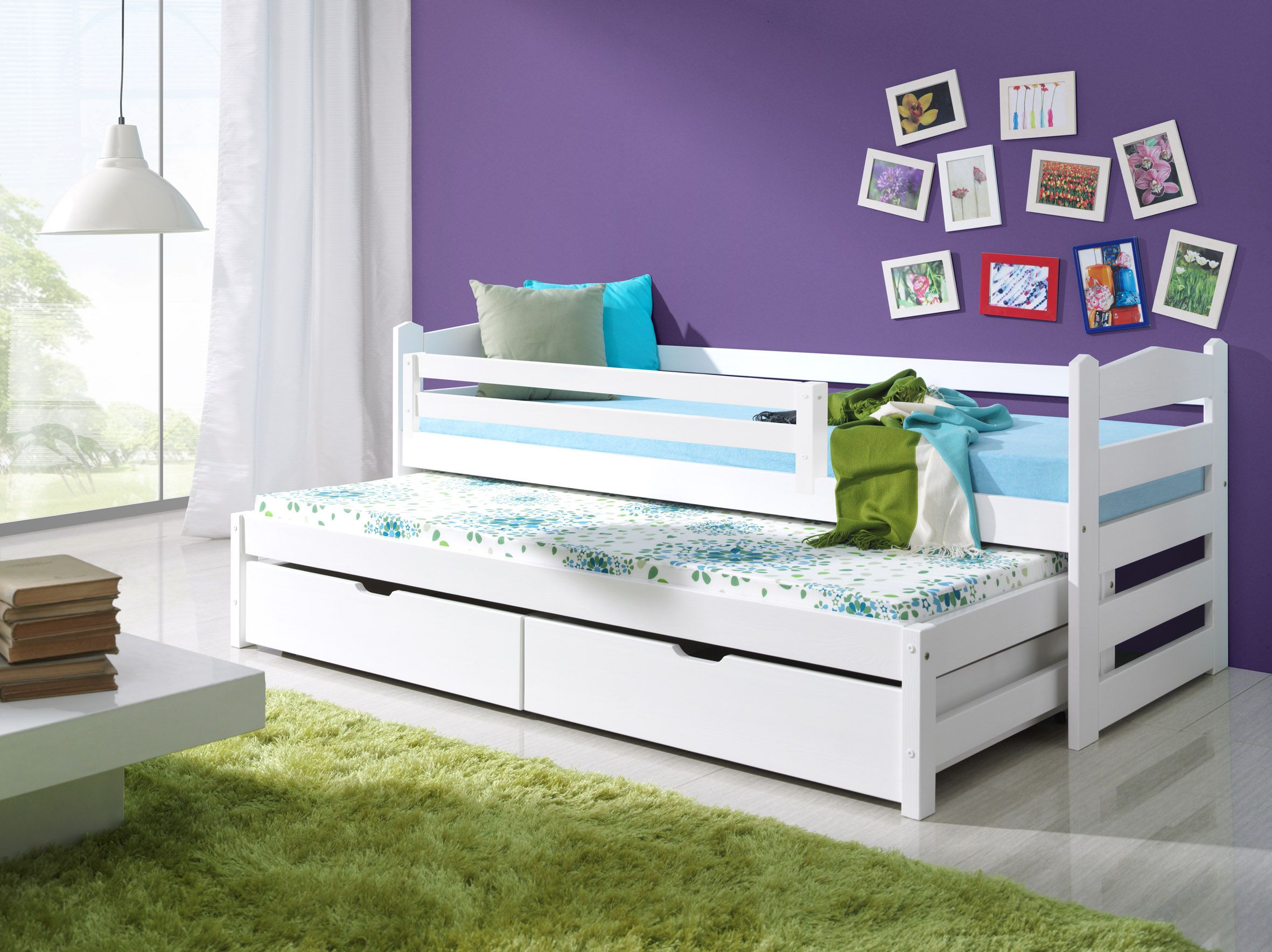Детская выкатная кровать – выгодное решение для малогабаритной квартиры